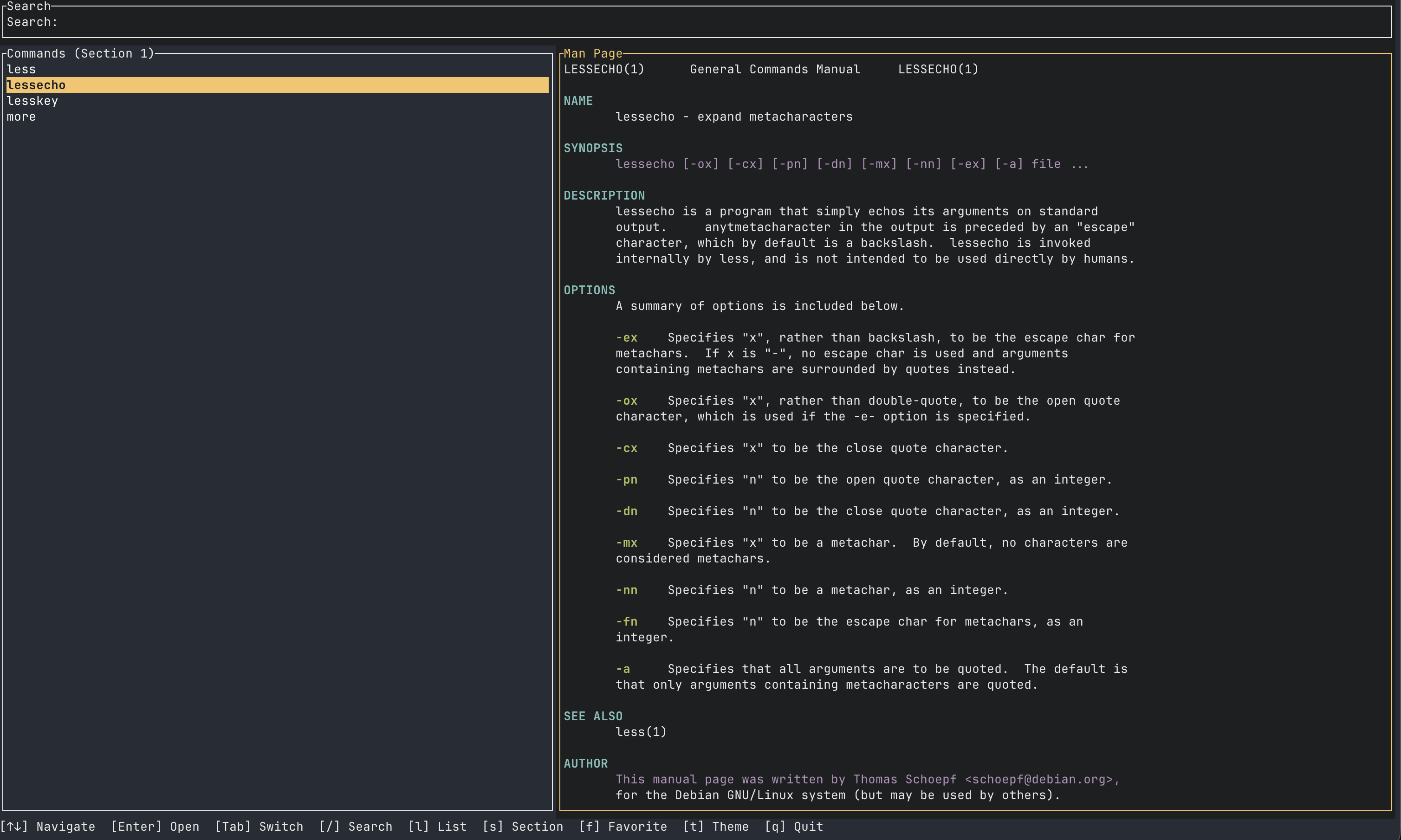 Why I Built man-tui: A Terminal UI for Man Pages